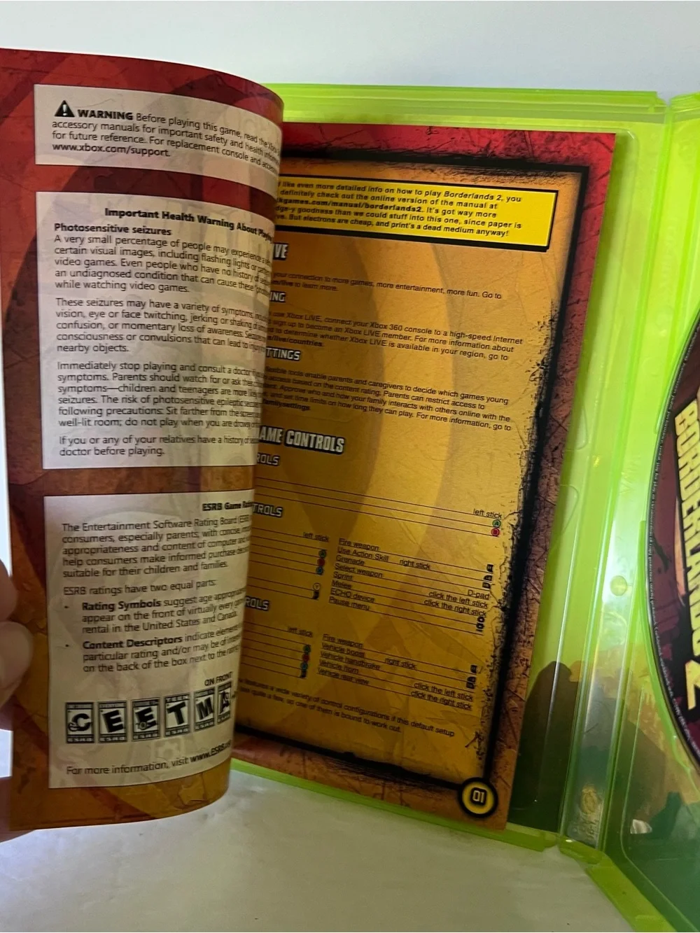 Xbox 360 Game Borderlands 2 with Booklet Tested and Works